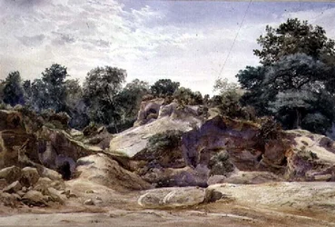 Carrière de gravier à Hampstead